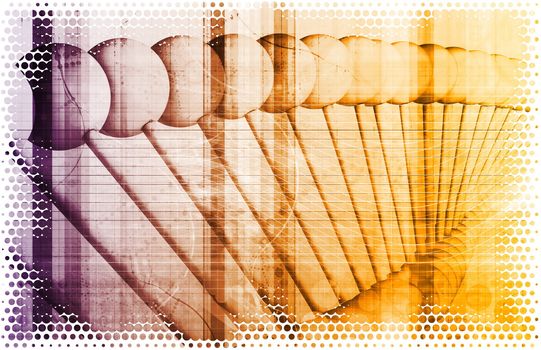 DNA Medical Science and Biotech Chemistry Genes