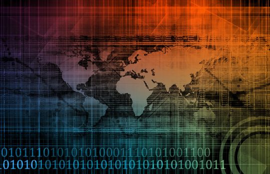 Secure Network with Global Protection of Data Art