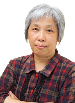 Asian mature woman