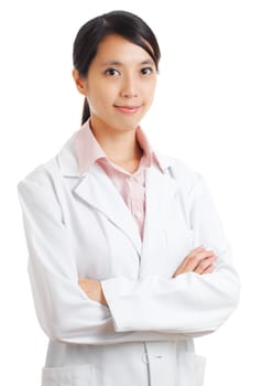 Asian female doctor portrait