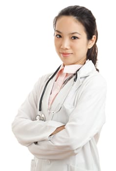 Asian female doctor portrait