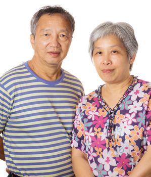 Asian elderly couple