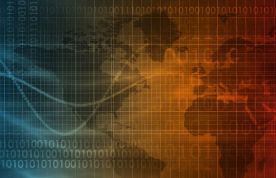 Technology Background Digital Energy as a Art