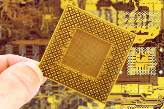 An image of central processing unit. CPU