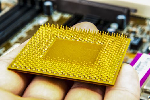 An image of central processing unit. CPU