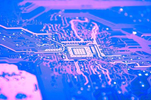 An image of macro shoots of motherboard