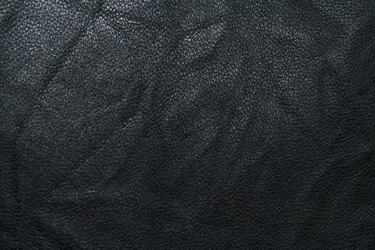 Black dark leather background or texture