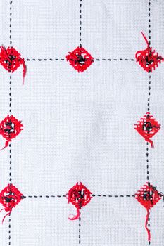 background with embroidery, types of embroidery