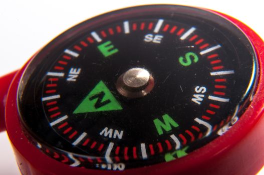 An image of compass showing north direction