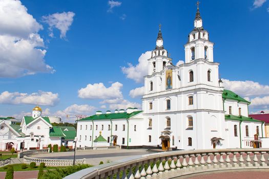 Main Orthodox church of Belarus - Cathedral of Holy Spirit in Minsk.