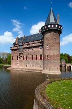 Ancient De Haar castle near Utrecht, Netherlands