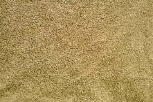 Texture of the gray-green terry cloth                   