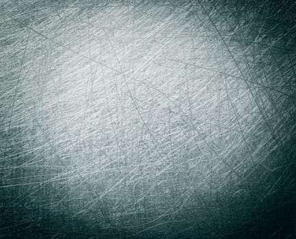 Scratched metal texture background. Close up