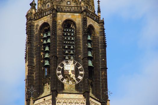 Famous "new church" of Delft, Netherlands