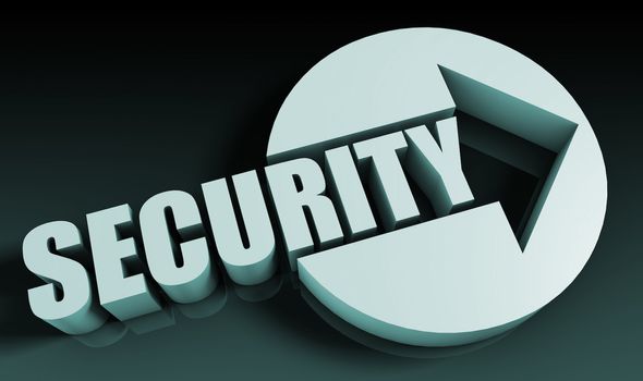 Security Concept With an Arrow Going Upwards 3D