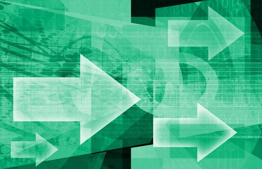 Data Stream of Internet Digital Information Moving