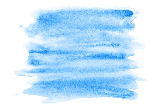 Abstract blue watercolor background.