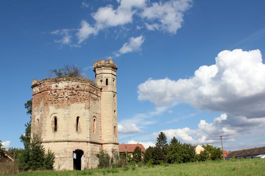 old castle ruin eastern europe