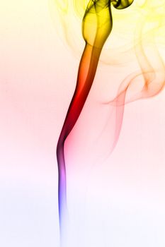 multicolored smoke natural abstract background