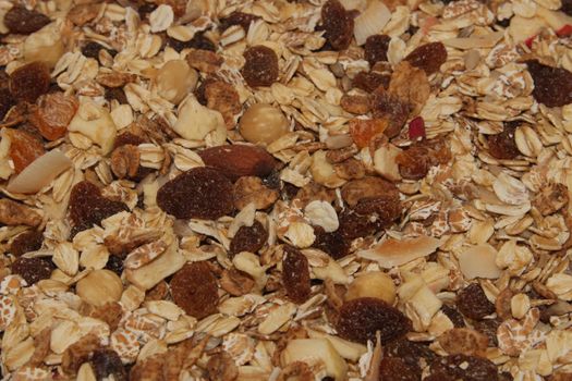 Fresh organic Muesli.