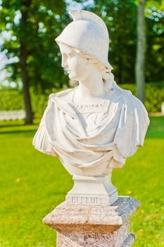 St. Petersburg. Tsarskoye Selo. Catherine Park. Bust Bellum