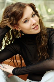 Portrait of beautiful woman