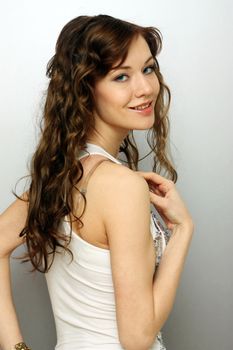 Portrait of beautiful woman
