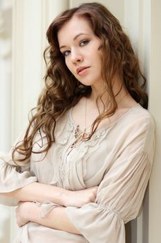 Portrait of beautiful woman