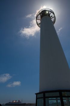 Long Beach California Shoreline Park Lighthouse USA