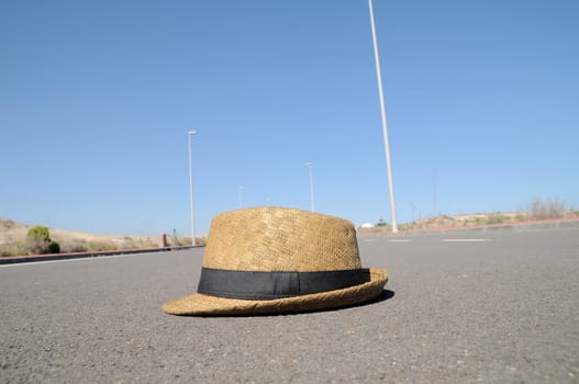 spanish Hat on the road in Tenerife, Spain