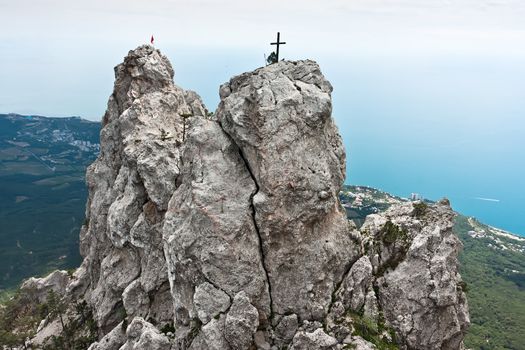 Ay Petri. Crimean mountains. Black Sea