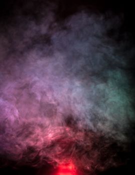 Smoke illuminated beam of light. Abstract background