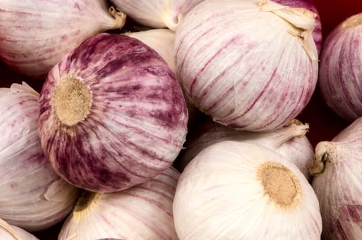  garlic on market stand