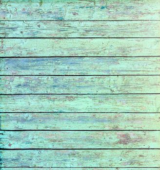 Aquamarine Wooden Wall Texture Background