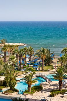 Cyprus pool and beach