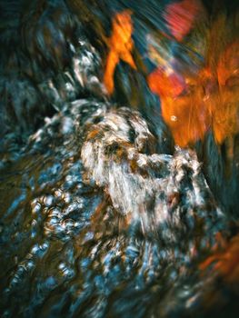 Abstract image of fresh water surface at close range