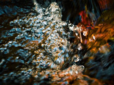 Abstract image of fresh water surface at close range