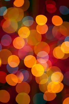 Bokeh. Abstract Christmas light background