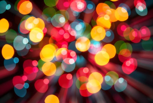 Bokeh. Abstract blurred light background