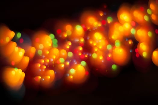 Bokeh. Abstract Christmas light background