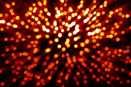 Abstract circular bokeh background of Christmas light