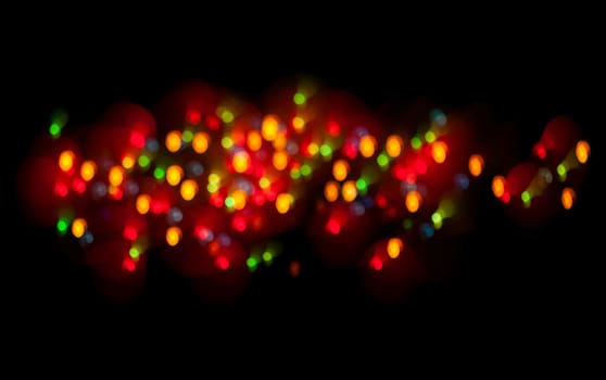 Bokeh. Abstract Christmas light background