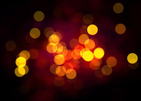 Abstract circular bokeh background of Christmaslight