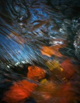 Abstract image of fresh water surface at close range