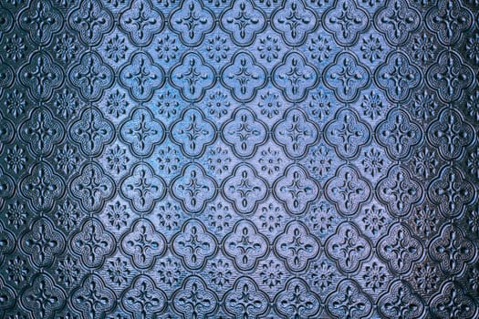 Old Blue Glass Tiles Texture