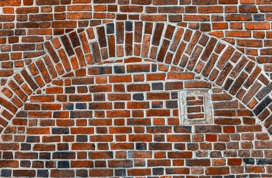 Brick wall texture of the old house