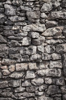 Stone wall of an old castle