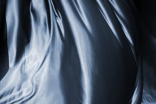 Blue fabric texture for background
