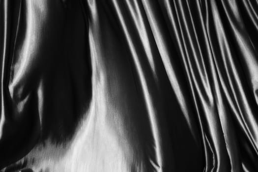 Black and white fabric texture for background
