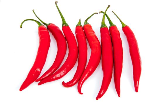 An image of red chilli pepper isolated